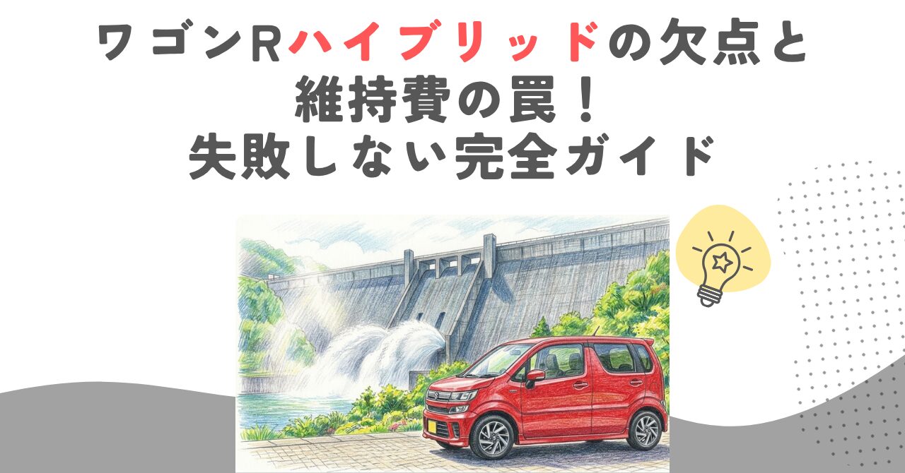 ワゴンRハイブリッドの欠点と維持費の罠！失敗しない完全ガイド
