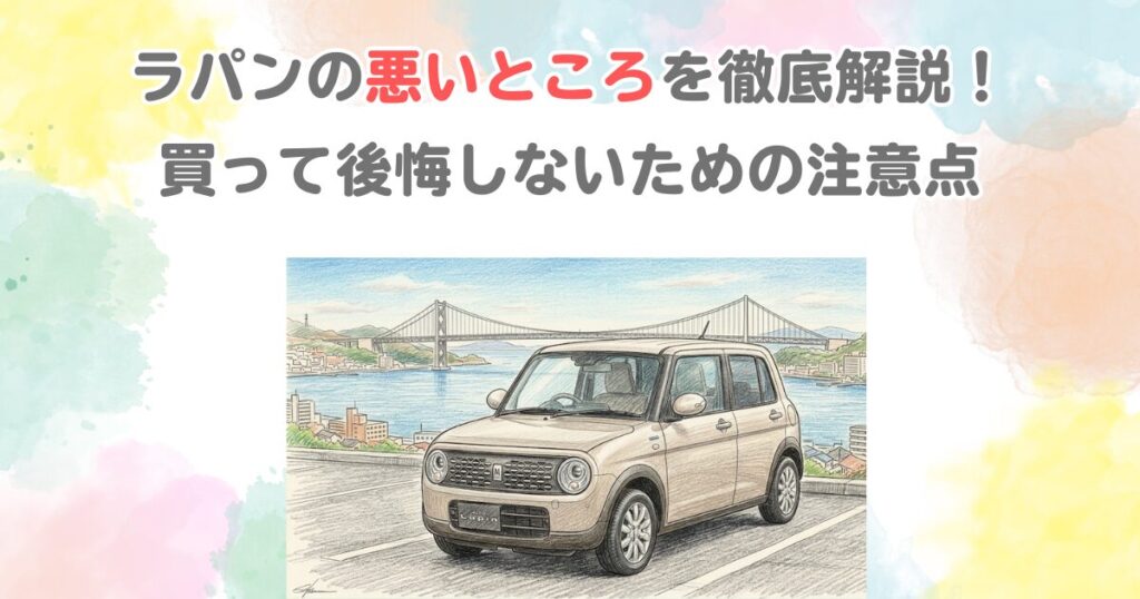 ラパンの悪いところを徹底解説！買って後悔しないための注意点