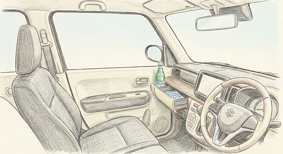 ラパンが狭い：助手席の窮屈さとフロントシートの快適性