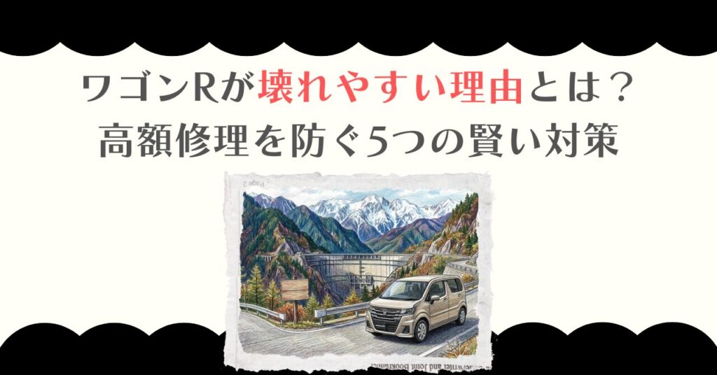 ワゴンRが壊れやすい理由とは？高額修理を防ぐ5つの賢い対策
