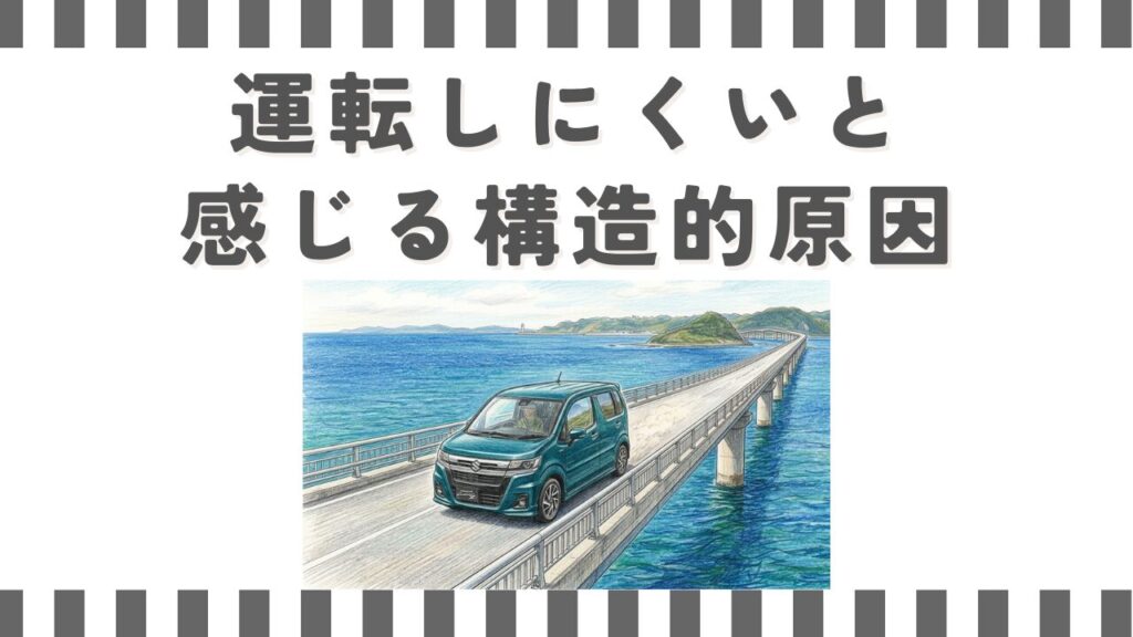ワゴンRが運転しにくいと感じる構造的原因