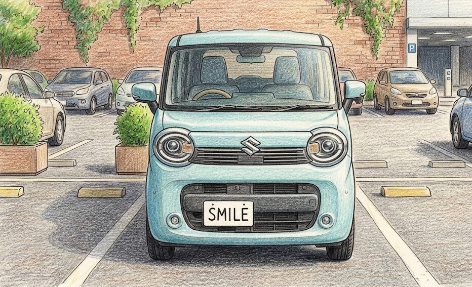 ワゴンRスマイル：虫やカエルを連想させるフロントマスク