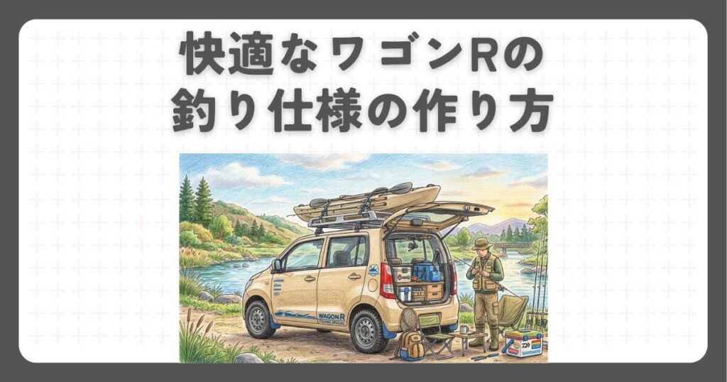 快適なワゴンRの釣り仕様の作り方