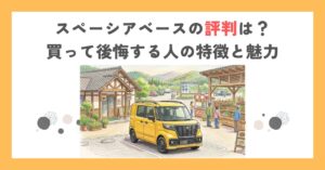 スペーシアベースの評判は？買って後悔する人の特徴と魅力