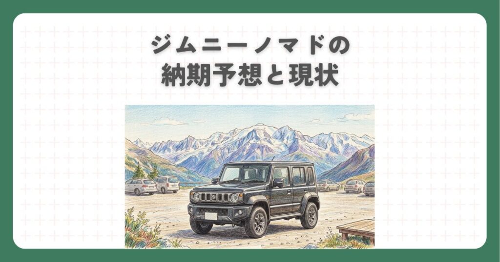 ジムニーノマドの納期予想と現状