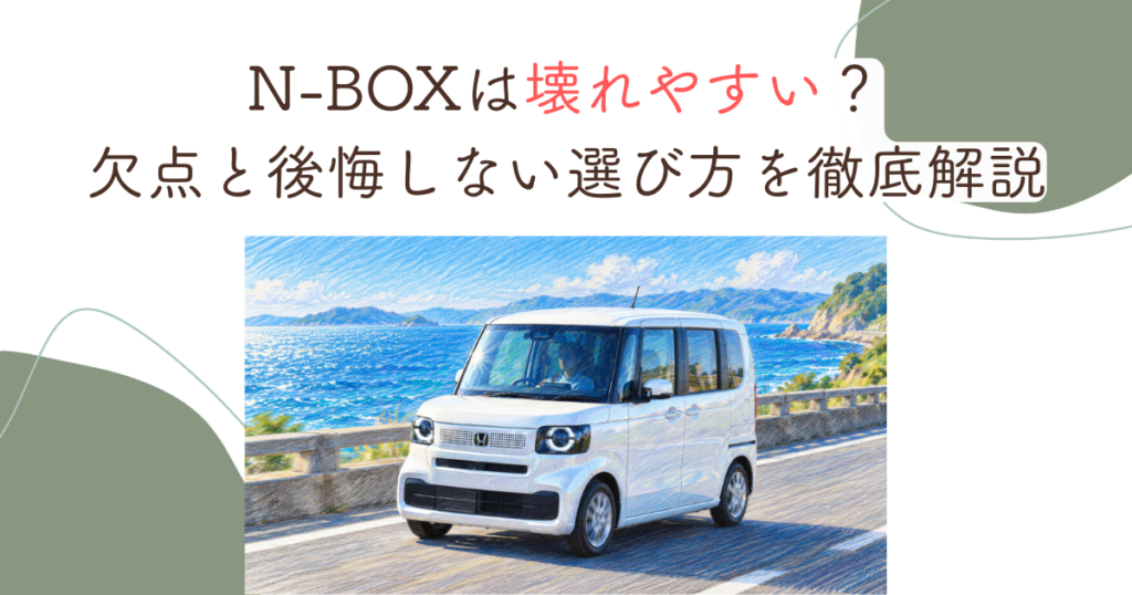 N-BOXは壊れやすい？欠点と後悔しない選び方を徹底解説